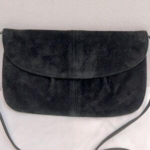 Suede Envelope Shape Shoulder Bag